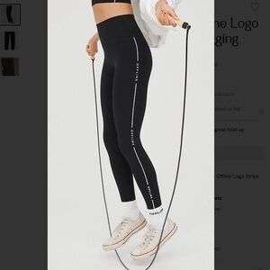 NWT Aerie Offline Logo Stripe Legging sz XL
